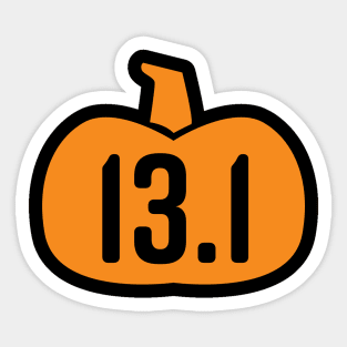 Halloween Half Marathon 13.1 Sticker